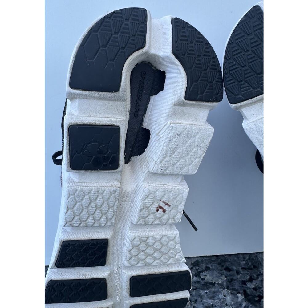 On Cloudrunner Shoes Womens 7.5 Black Purple White Sneakers - Picture 10 of 12